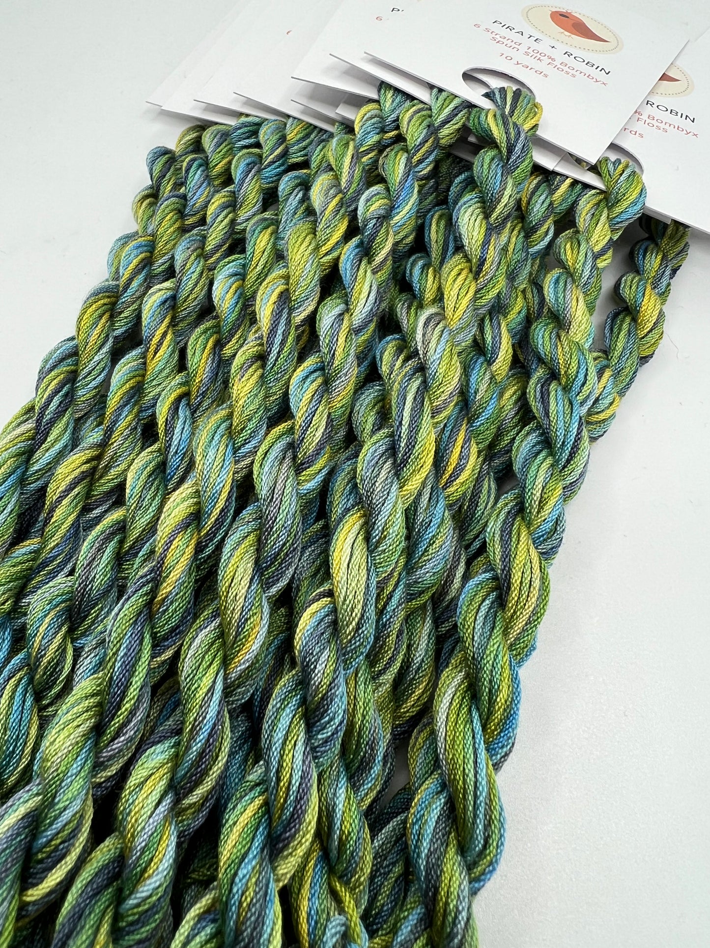 Manatee Dreams | 6 Strand Silk Embroidery Floss, Hand Dyed