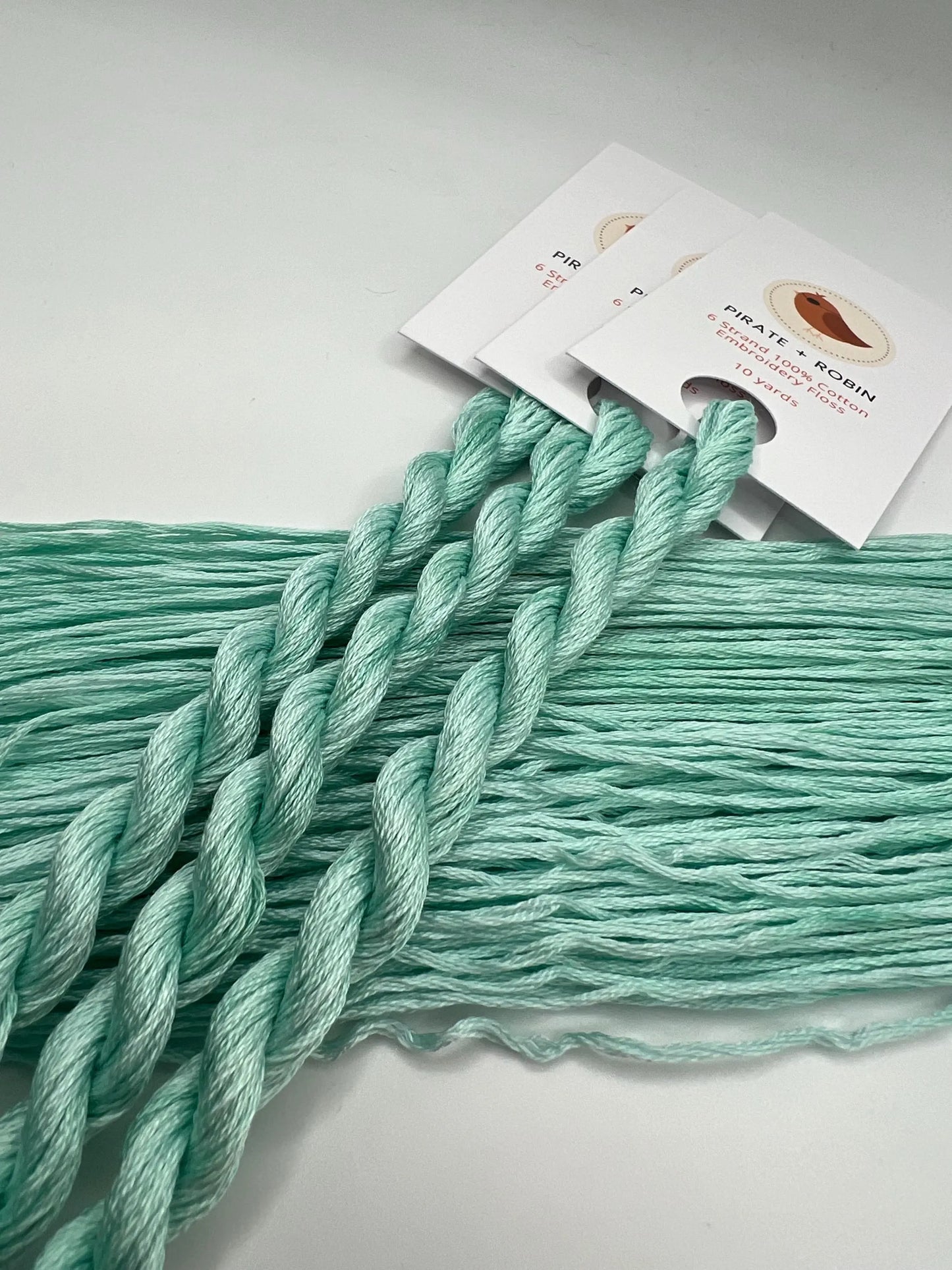 Foam | Size 20 Hand Dyed, 6 cord Cordonnet Thread