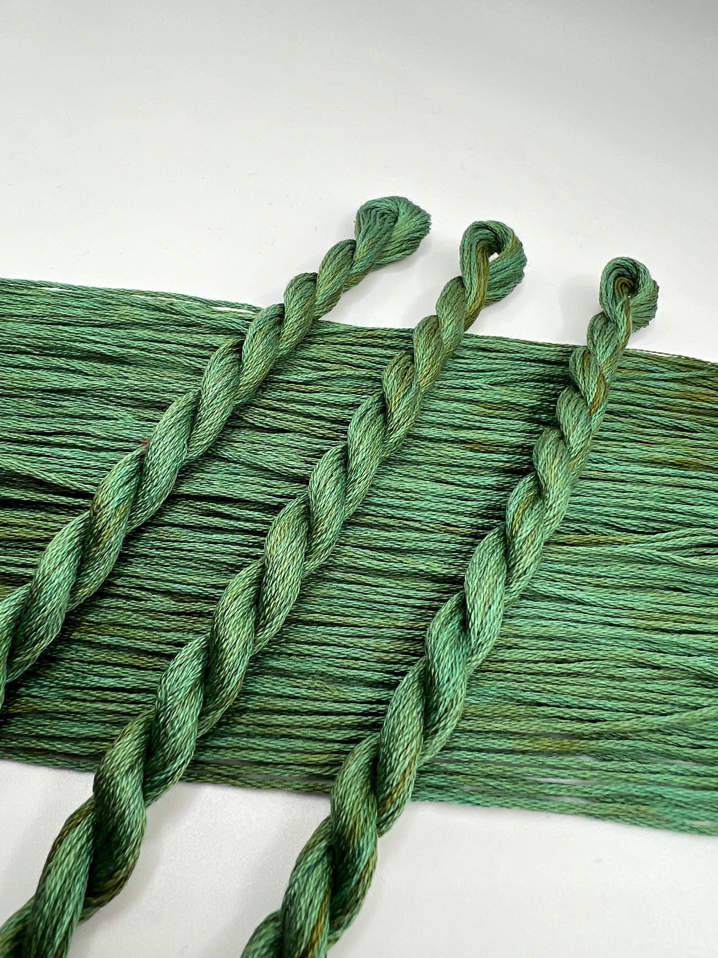 Herb | Size 20 Hand Dyed, 6 cord Cordonnet Thread