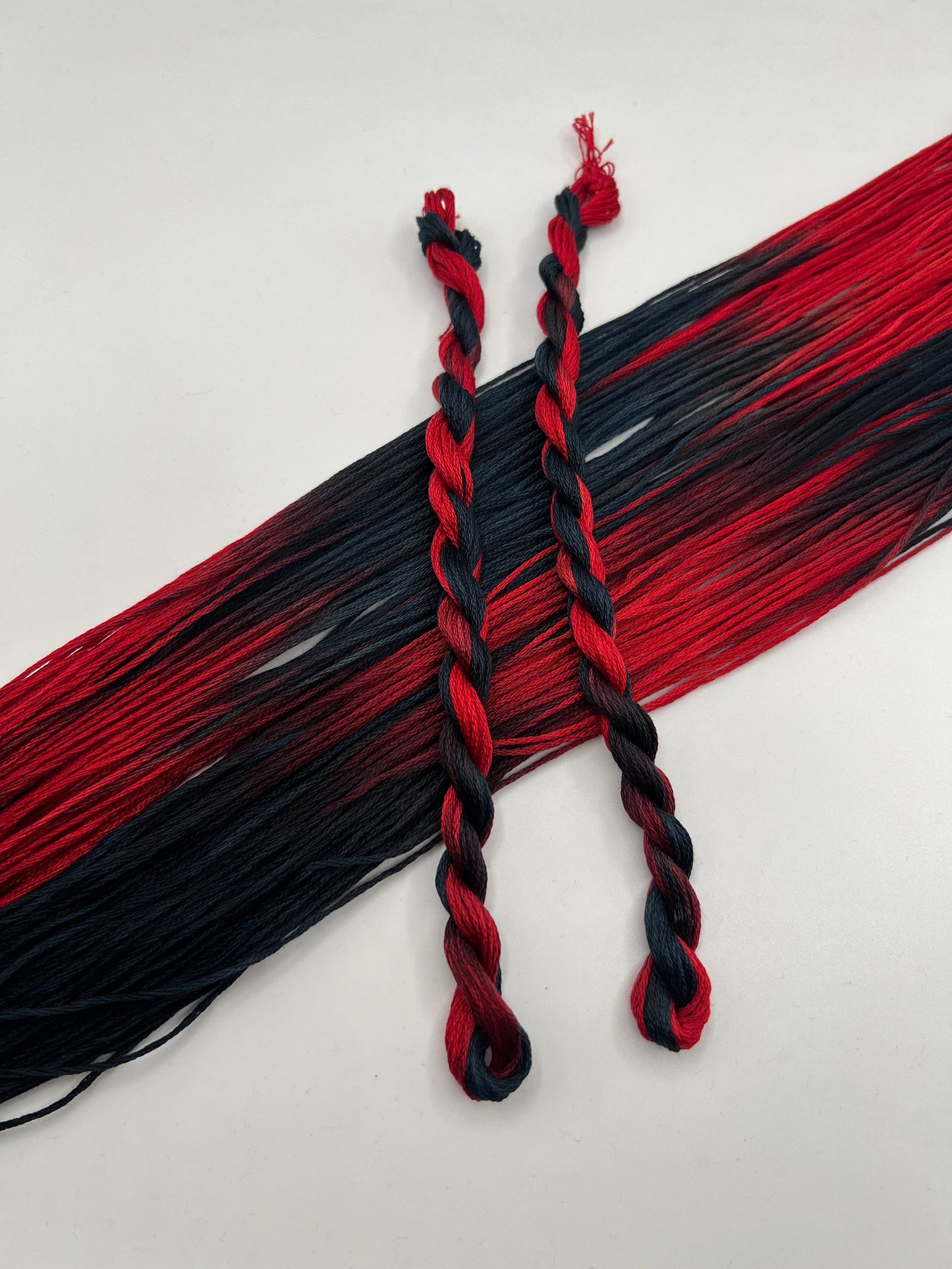 Horror | Size 20 Hand Dyed, 6 cord Cordonnet Thread