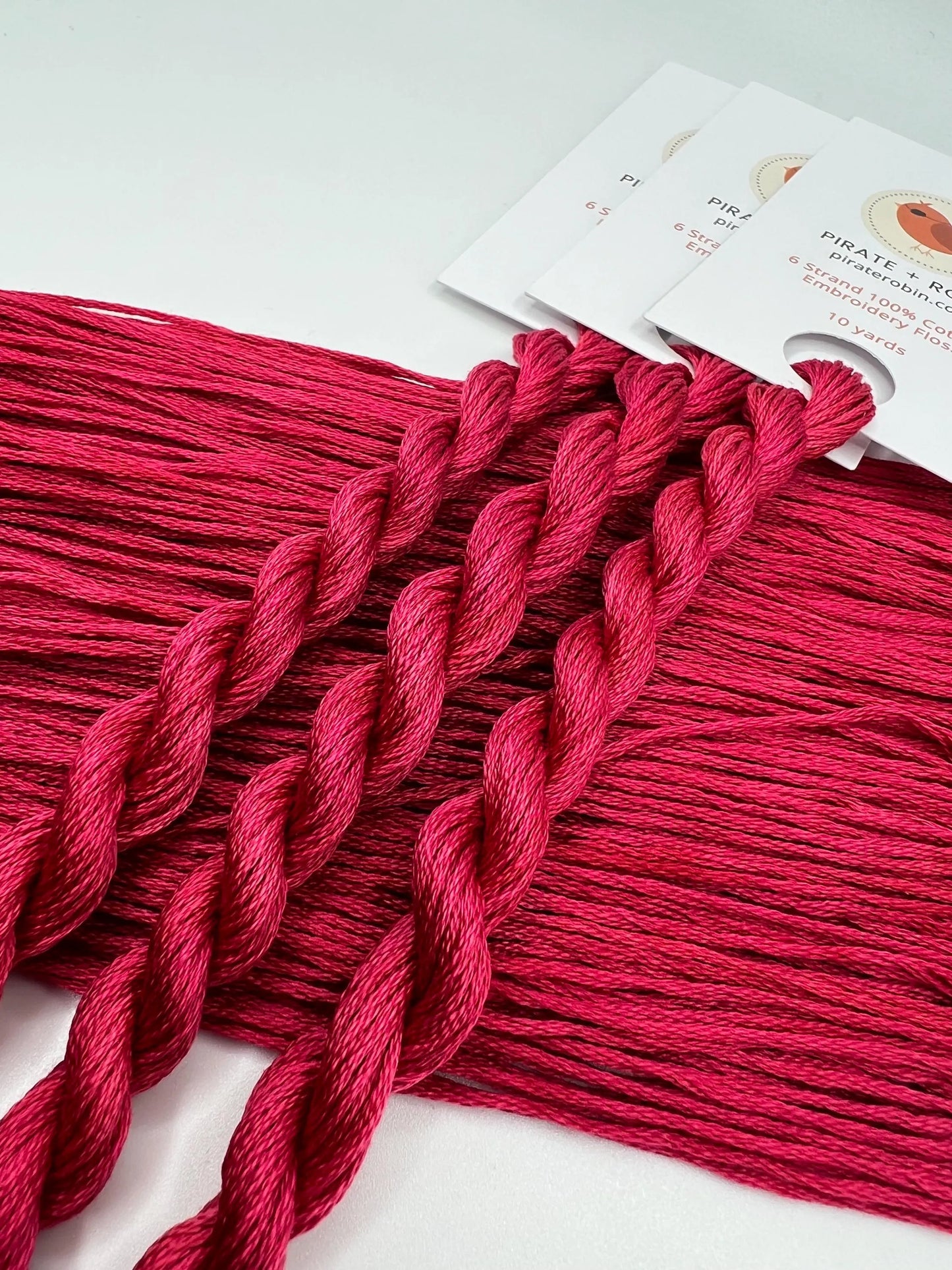 Jam | Size 20 Hand Dyed, 6 cord Cordonnet Thread