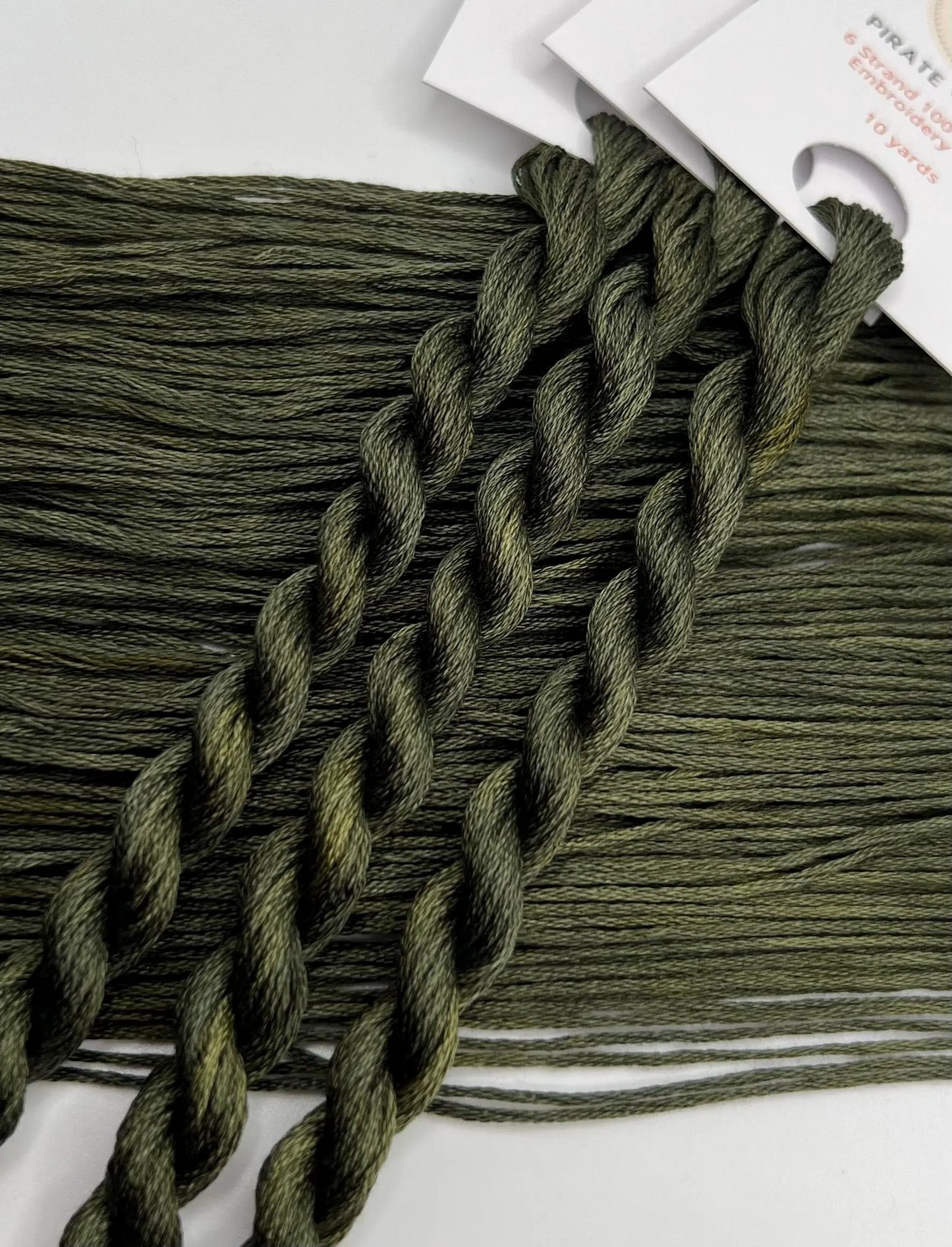 Jungle | Size 20 Hand Dyed, 6 cord Cordonnet Thread