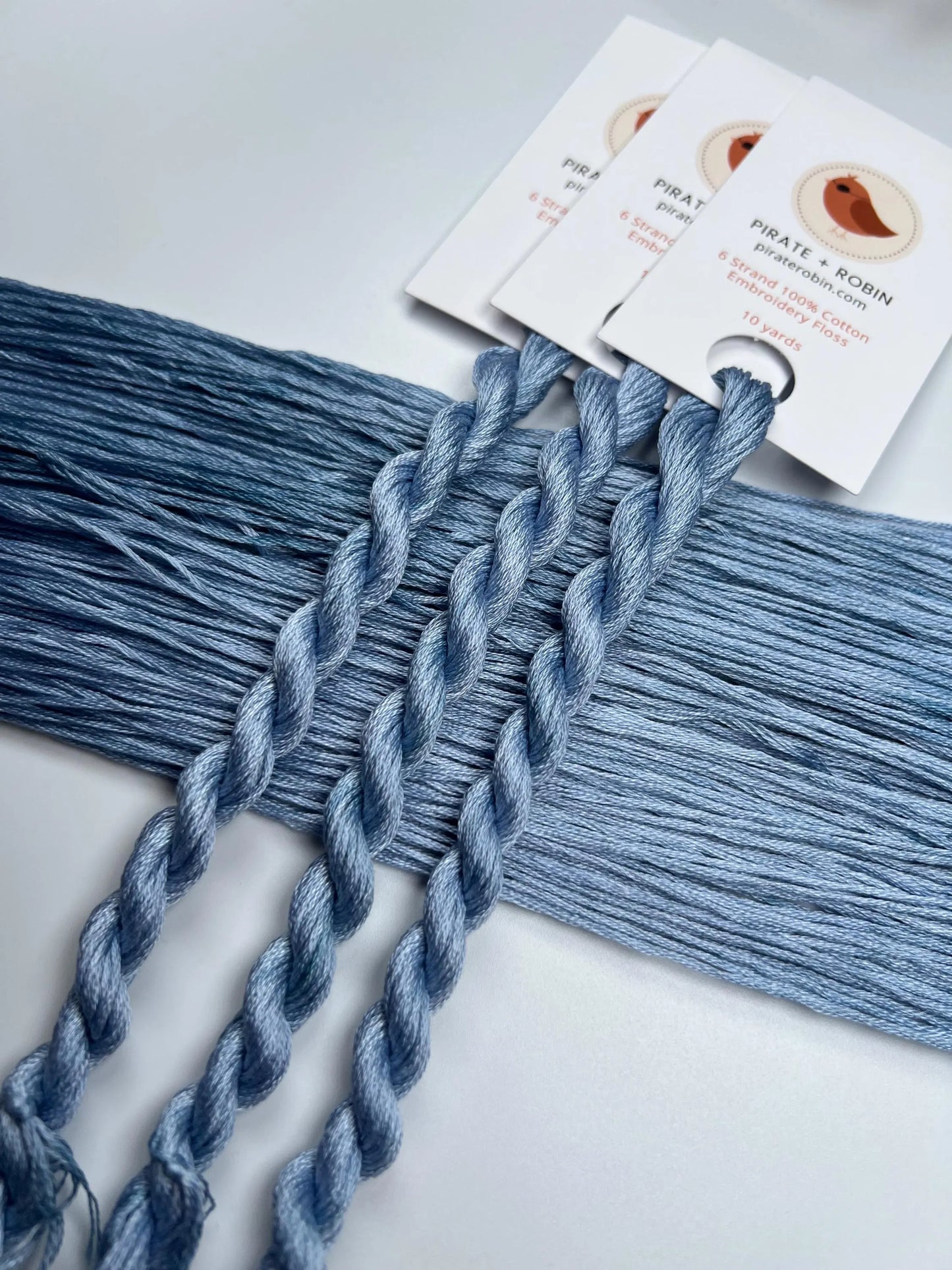 Loon | Size 20 Hand Dyed, 6 cord Cordonnet Thread