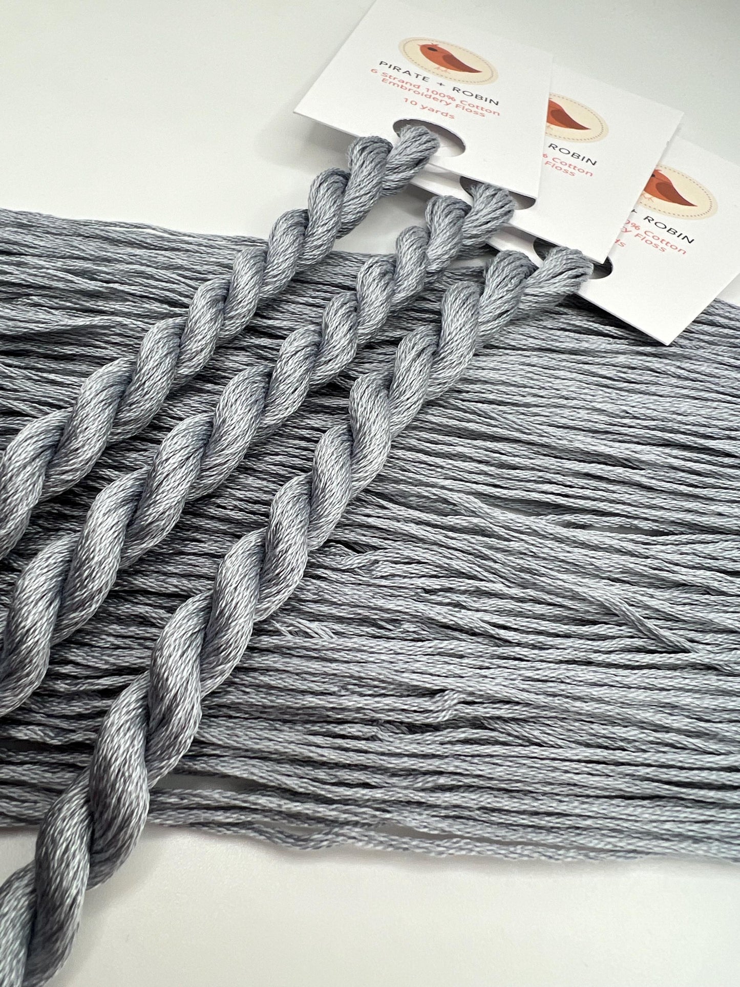 Lunar | Size 20 Hand Dyed, 6 cord Cordonnet Thread