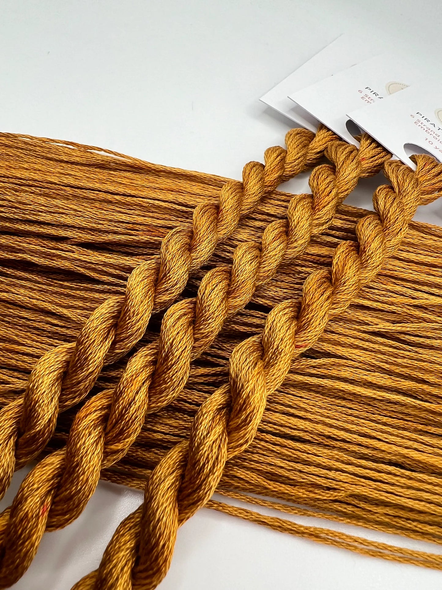 Palomino | Size 20 Hand Dyed, 6 cord Cordonnet Thread