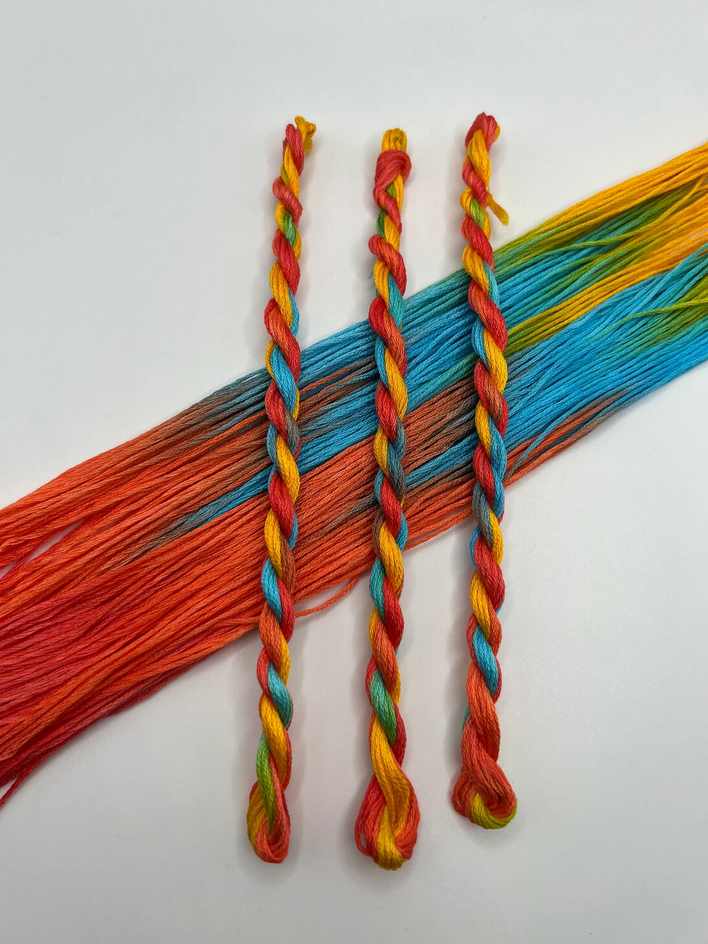 Paradise | Size 20 Hand Dyed, 6 cord Cordonnet Thread