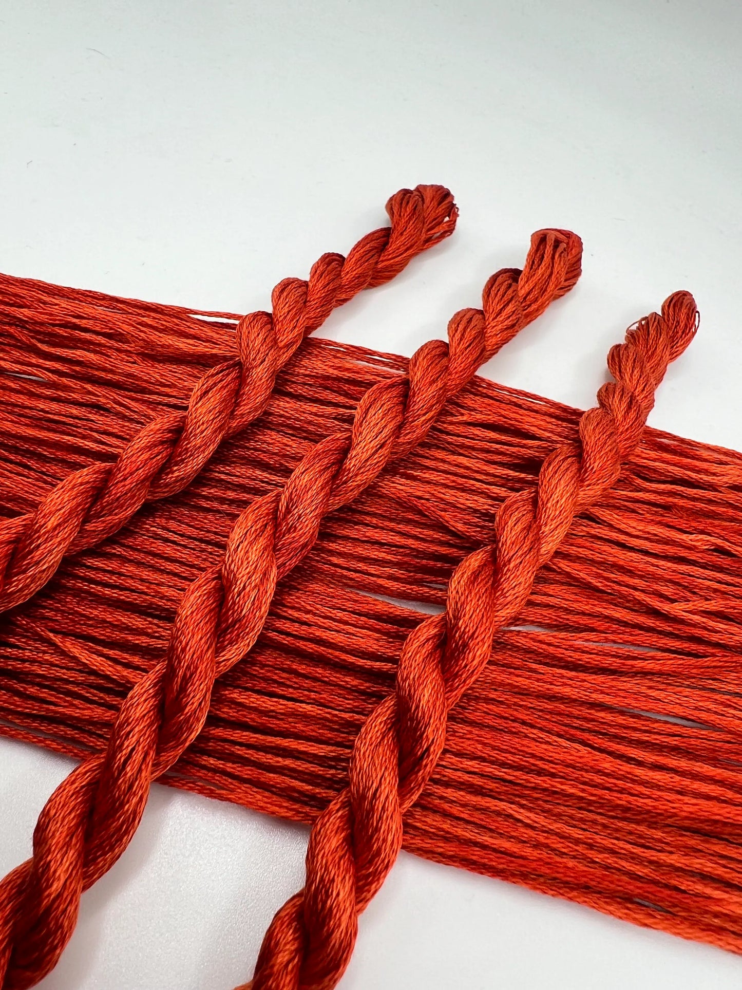 Spice | Size 20 Hand Dyed, 6 cord Cordonnet Thread