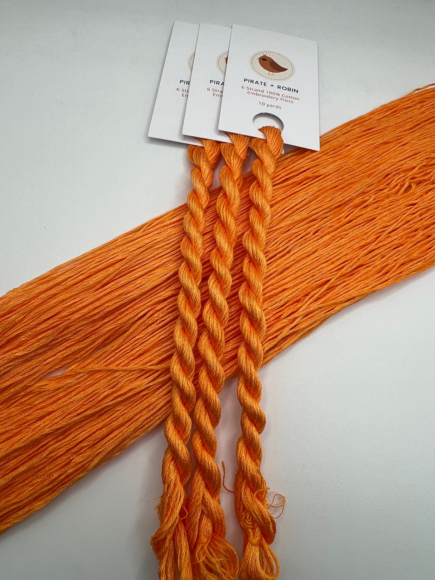 Cantaloupe | Hand dyed, 6 Strand Embroidery Floss