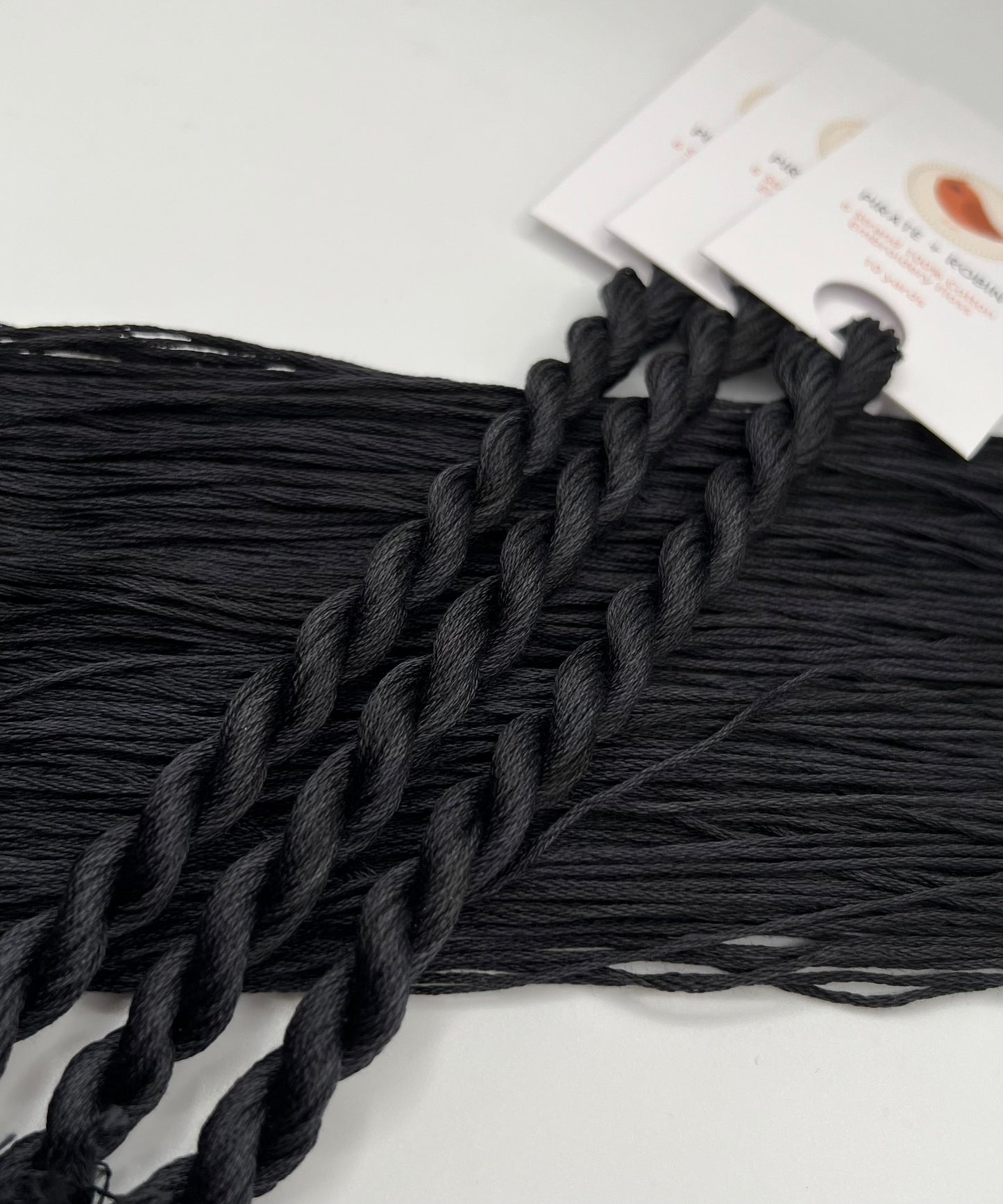 Wolf | Size 20 Hand Dyed, 6 cord Cordonnet Thread