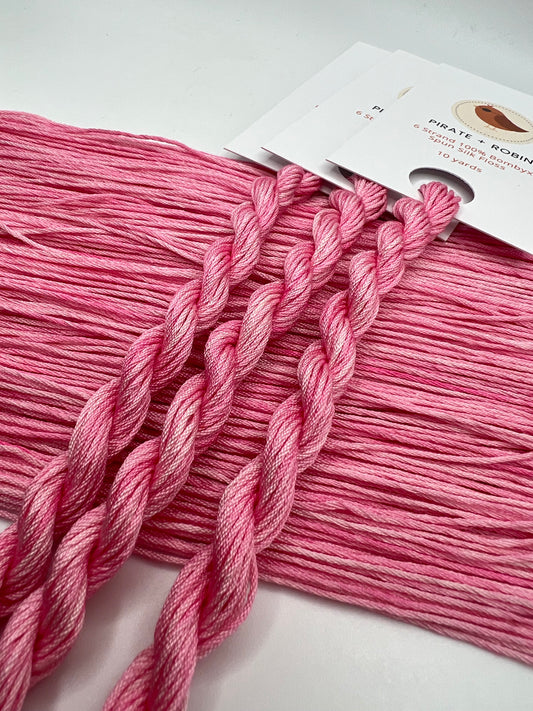 Ballerina | 6 Strand Silk Embroidery Floss, Hand Dyed