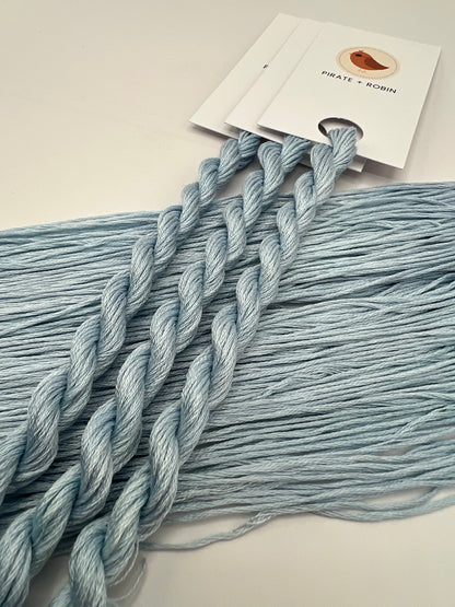 Rain | Hand dyed, 6 Strand Embroidery Floss
