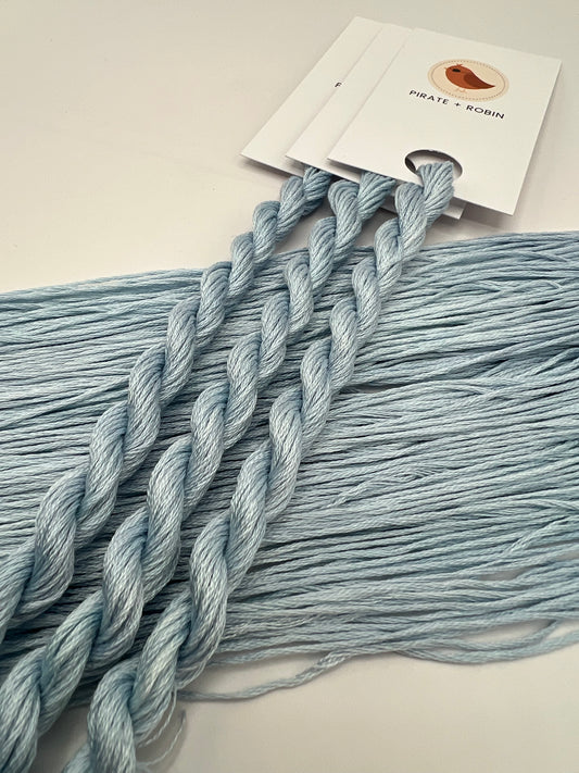 Rain | Hand dyed, 6 Strand Embroidery Floss