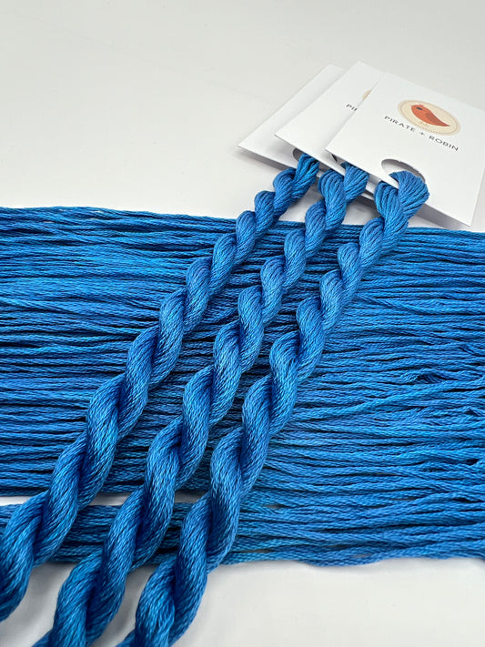 Nautical | Hand dyed, 6 Strand Embroidery Floss