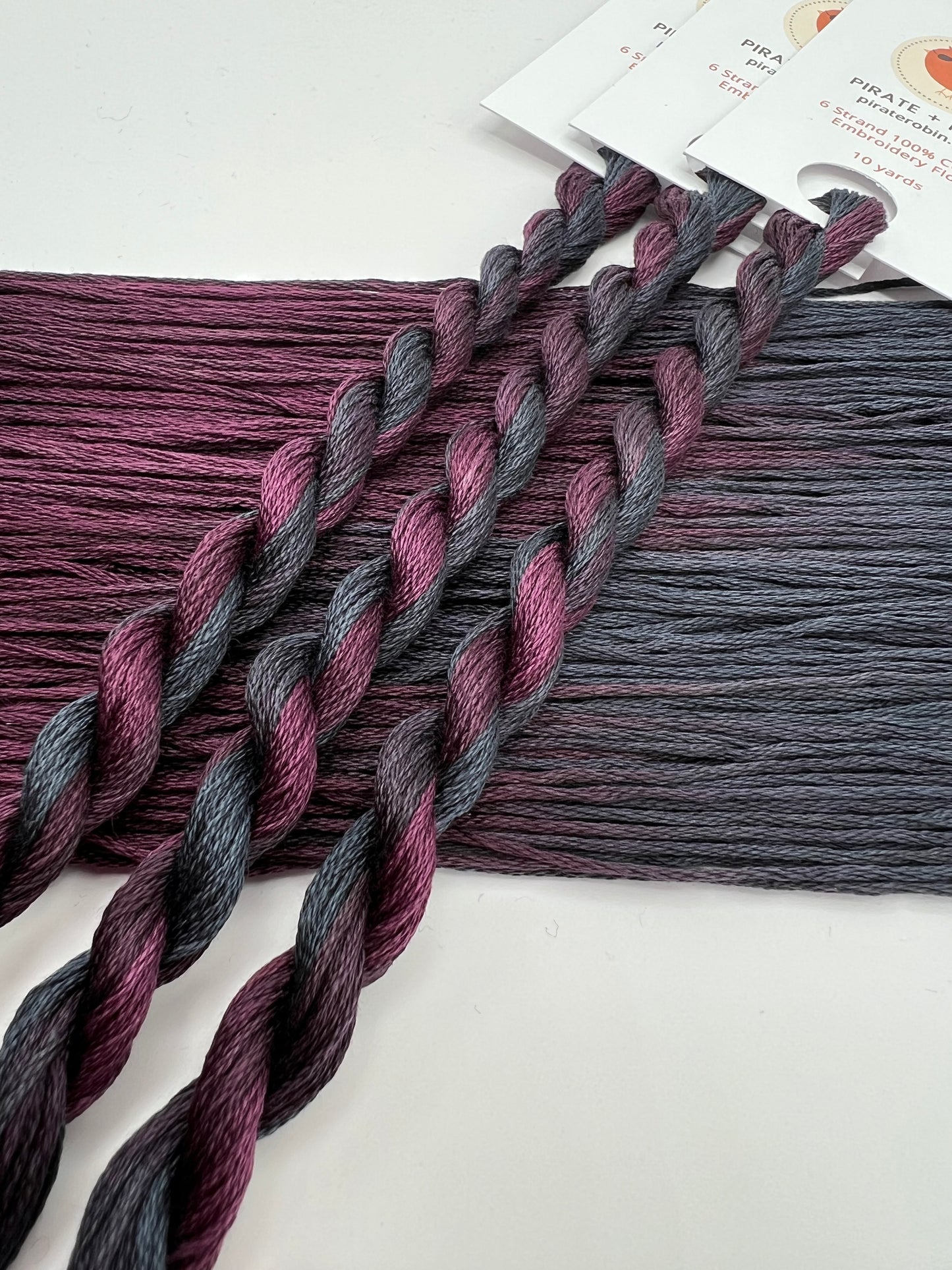 Ursula | Hand dyed, 6 Strand Embroidery Floss