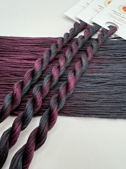 Ursula | Hand dyed, 6 Strand Embroidery Floss
