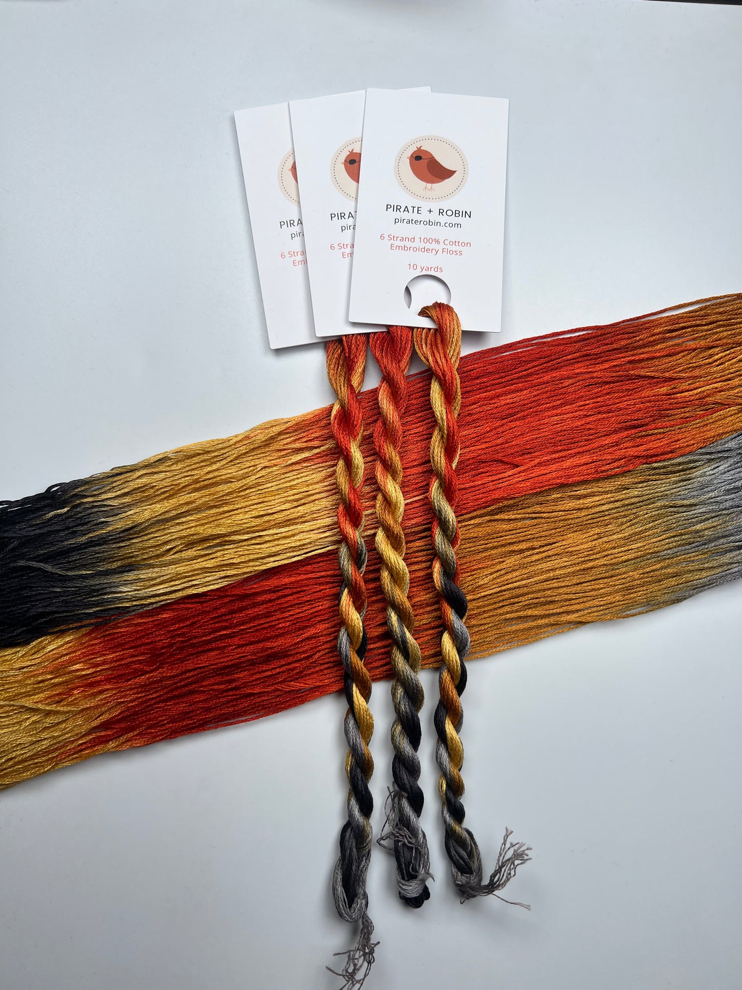 Hearth | Hand dyed, 6 Strand Embroidery Floss