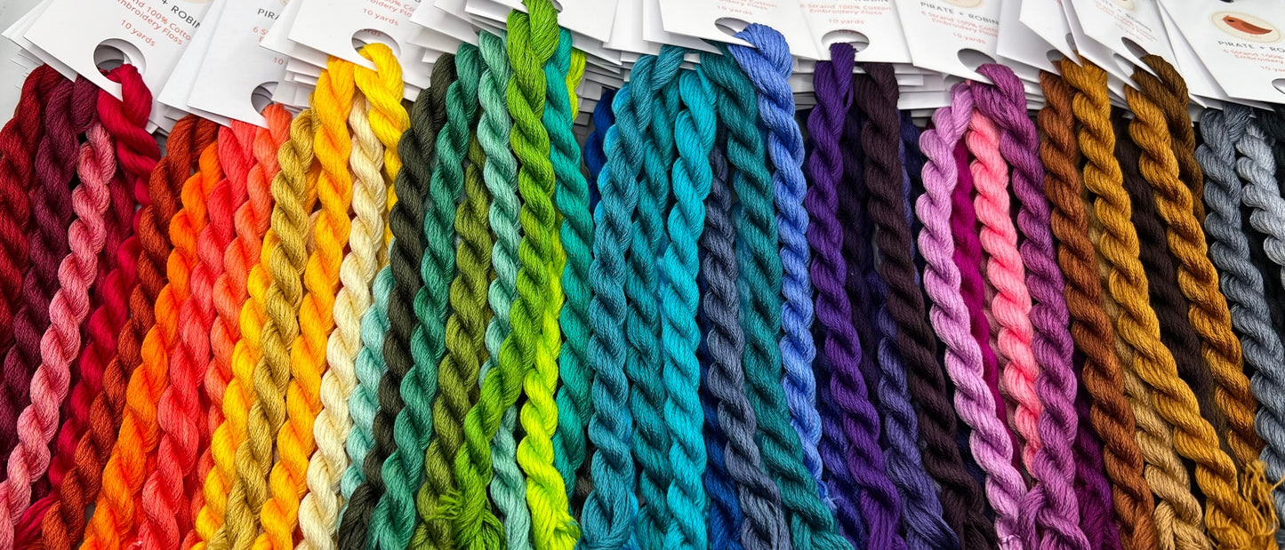 MISFITS | Hand dyed, 6 Strand Embroidery Floss