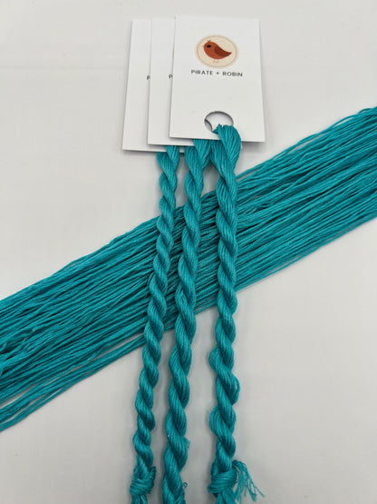 Pool Party | Hand dyed, 6 Strand Embroidery Floss