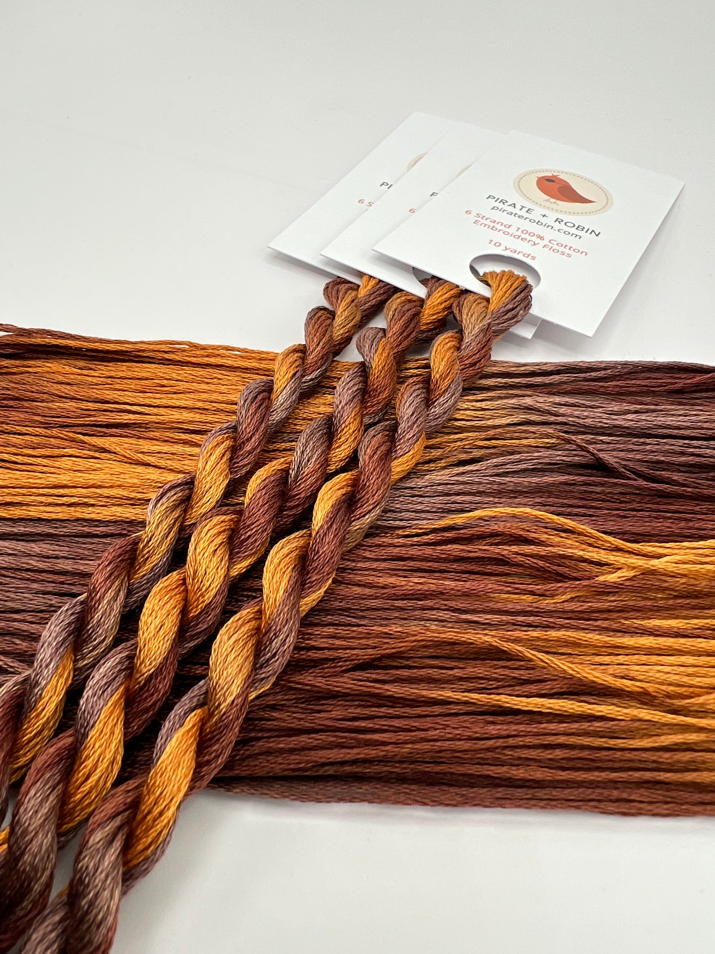 Torti | Hand dyed, 6 Strand Embroidery Floss