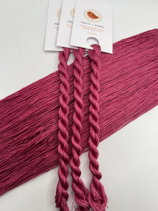 Hyacinth | Size 20 Hand Dyed, 6 cord Cordonnet Thread