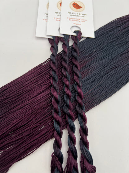 Ursula | Hand dyed, 6 Strand Embroidery Floss
