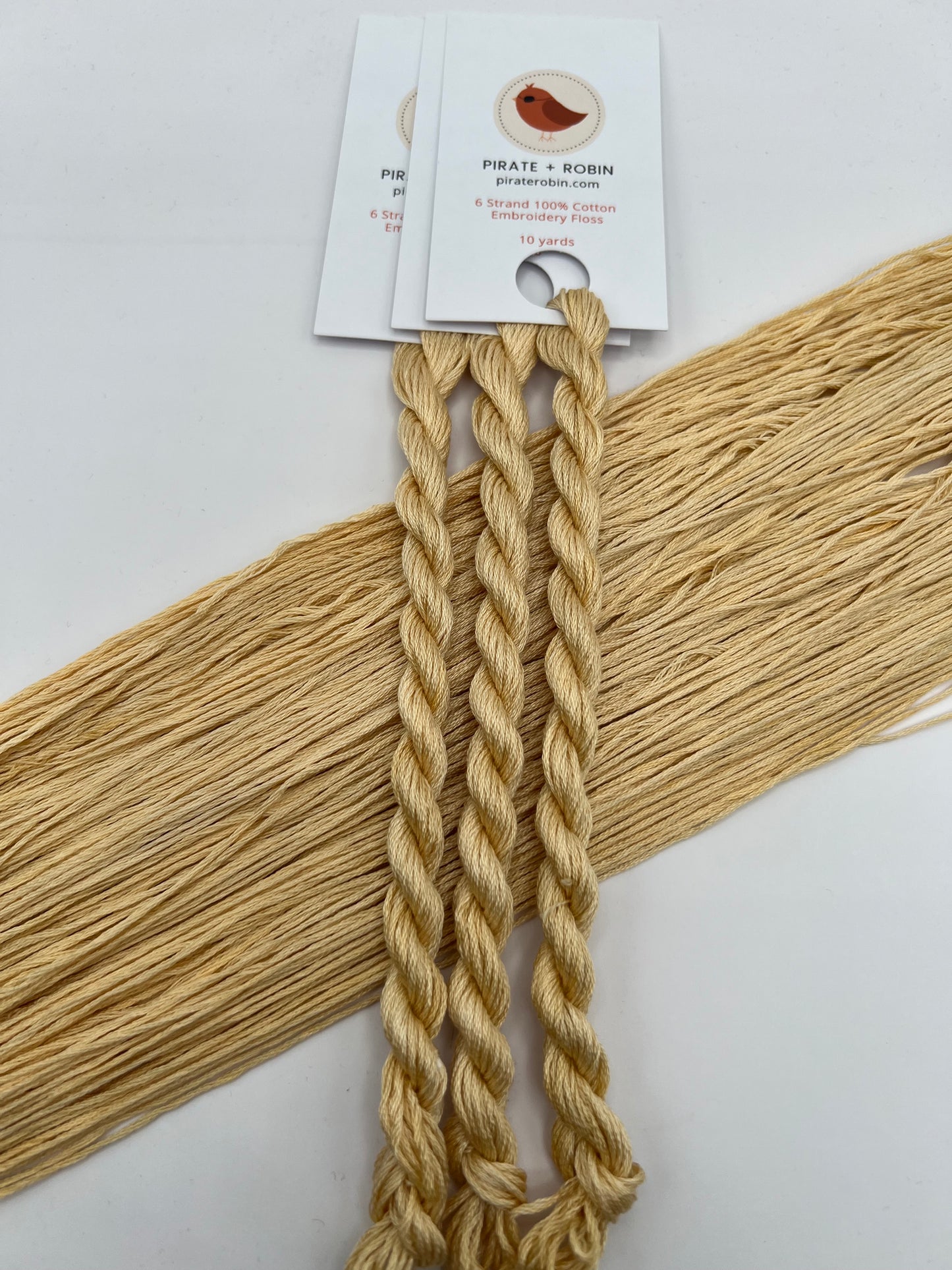 Cashew | Hand dyed, 6 Strand Embroidery Floss