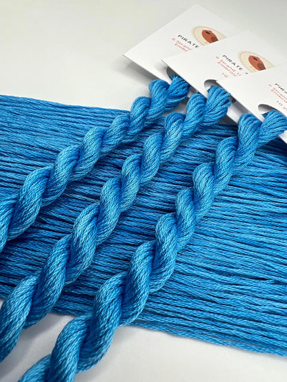 Baby Blue | Hand dyed, 6 Strand Embroidery Floss