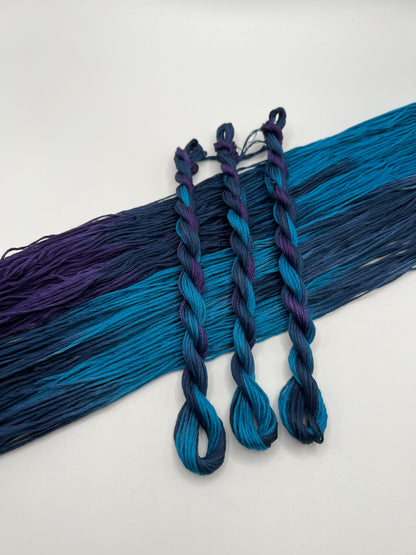 Belladonna | Hand dyed, 6 Strand Embroidery Floss