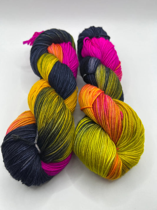 Dragon Fruit | Hand Dyed Yarn