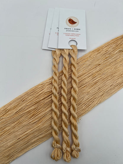 Marzipan | Hand dyed, 6 Strand Embroidery Floss