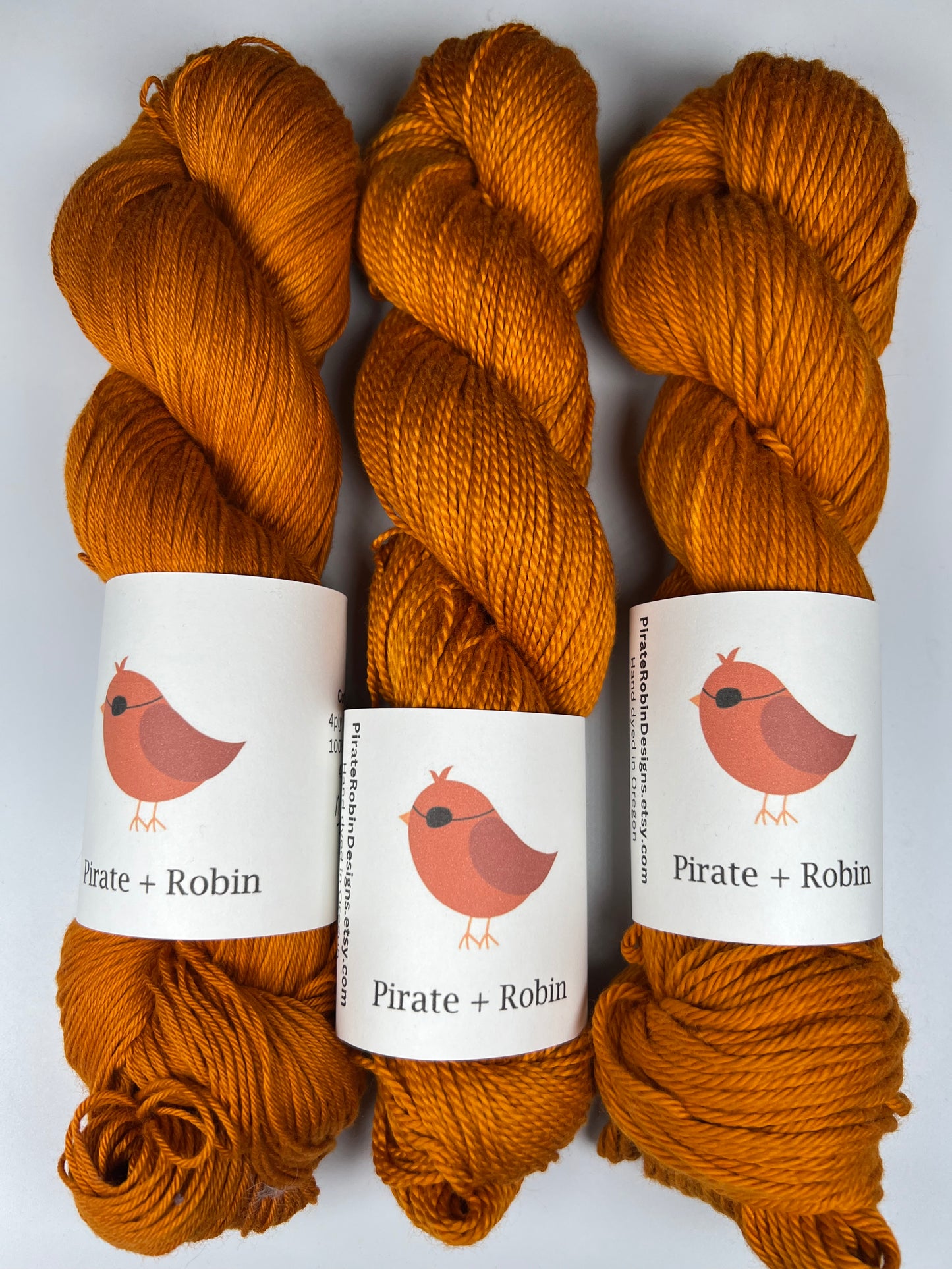 Marigold | Hand Dyed Cotton Yarn