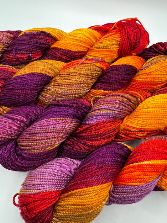 Nasturtium | Hand Dyed Cotton Yarn