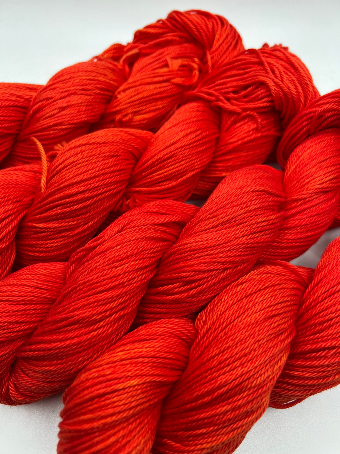 Tangerine | Hand Dyed Cotton Yarn