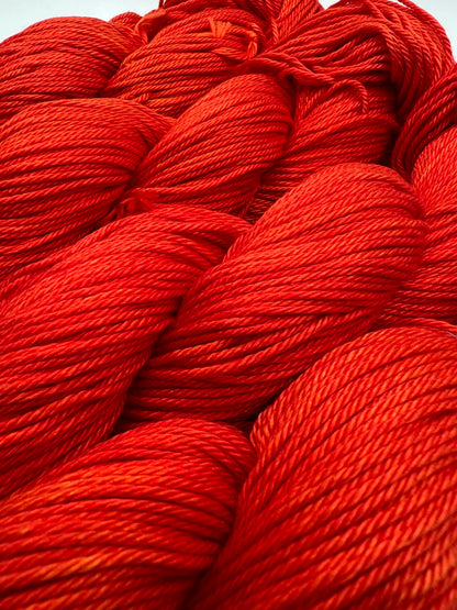 Tangerine | Hand Dyed Cotton Yarn
