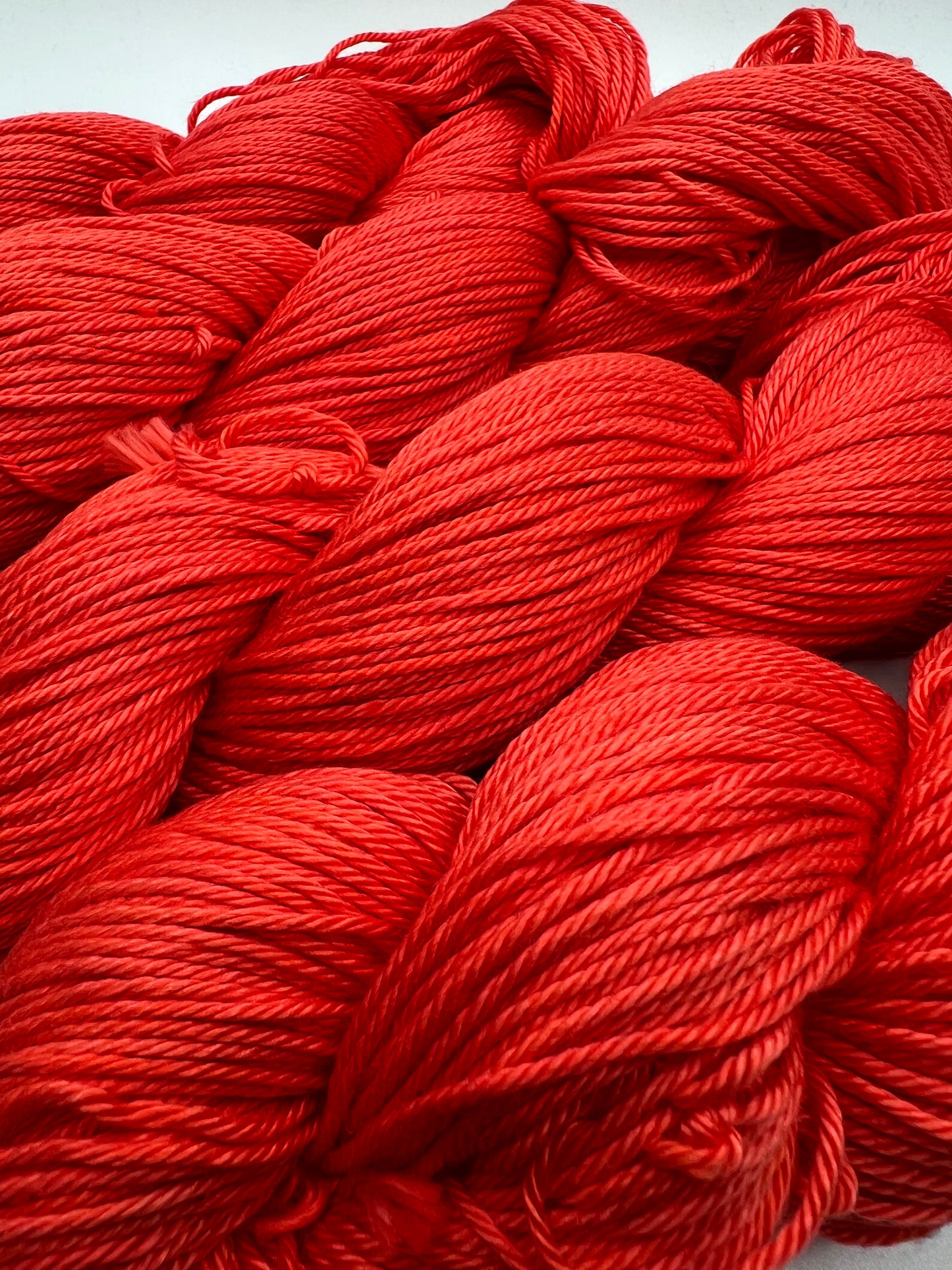 Coral | Hand Dyed Cotton Yarn