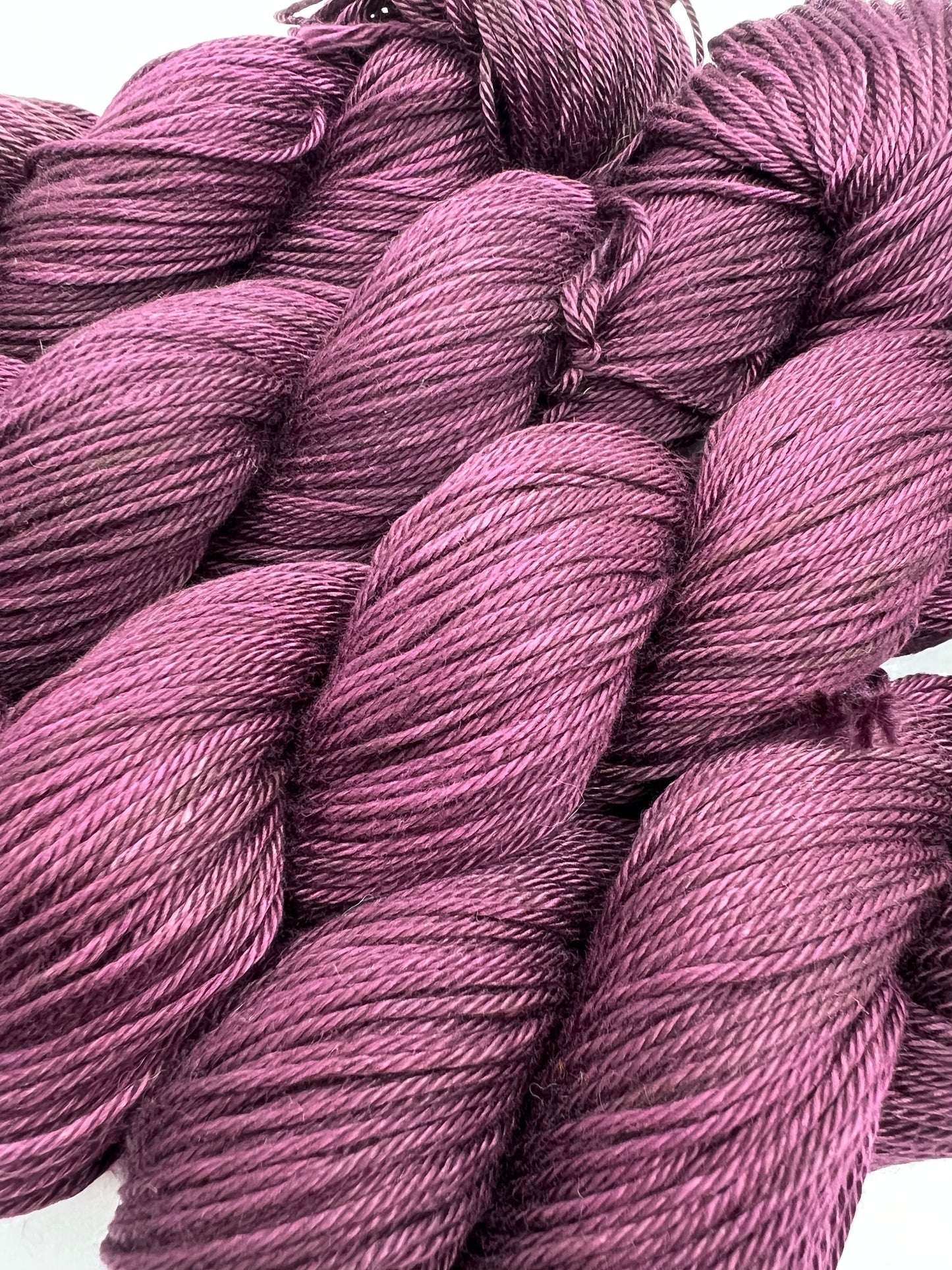 Aubergine | Hand Dyed Cotton Yarn