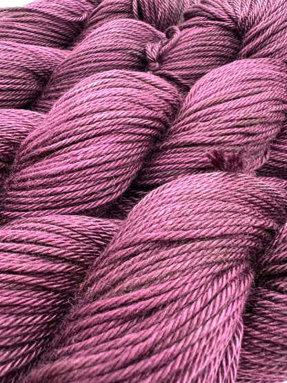 Aubergine | Hand Dyed Cotton Yarn
