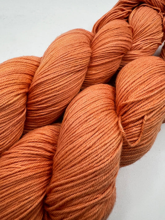 Apricot | Hand Dyed Cotton Yarn