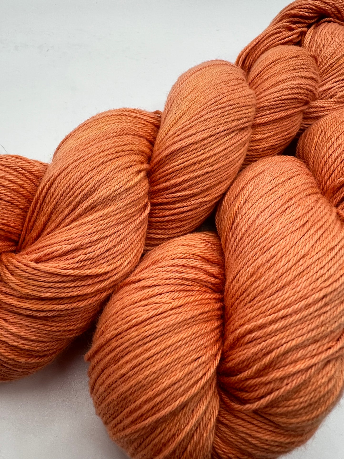 Apricot | Hand Dyed Cotton Yarn