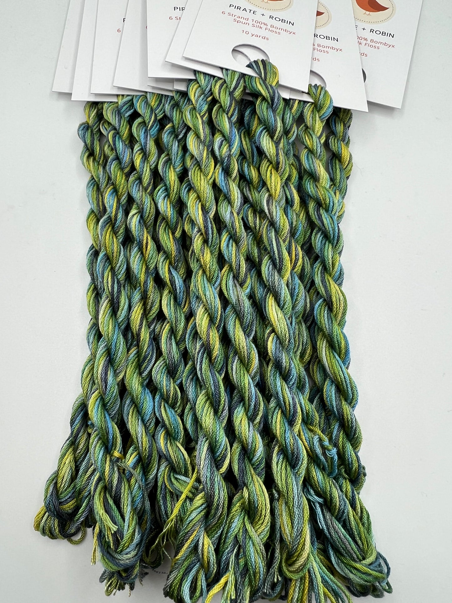 Manatee Dreams | 6 Strand Silk Embroidery Floss, Hand Dyed