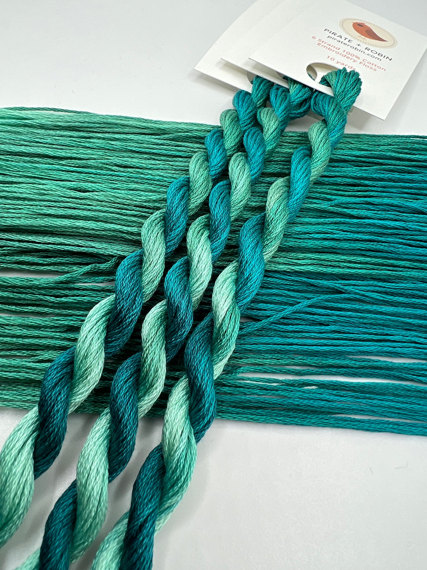 Cove | Hand dyed, 6 Strand Embroidery Floss