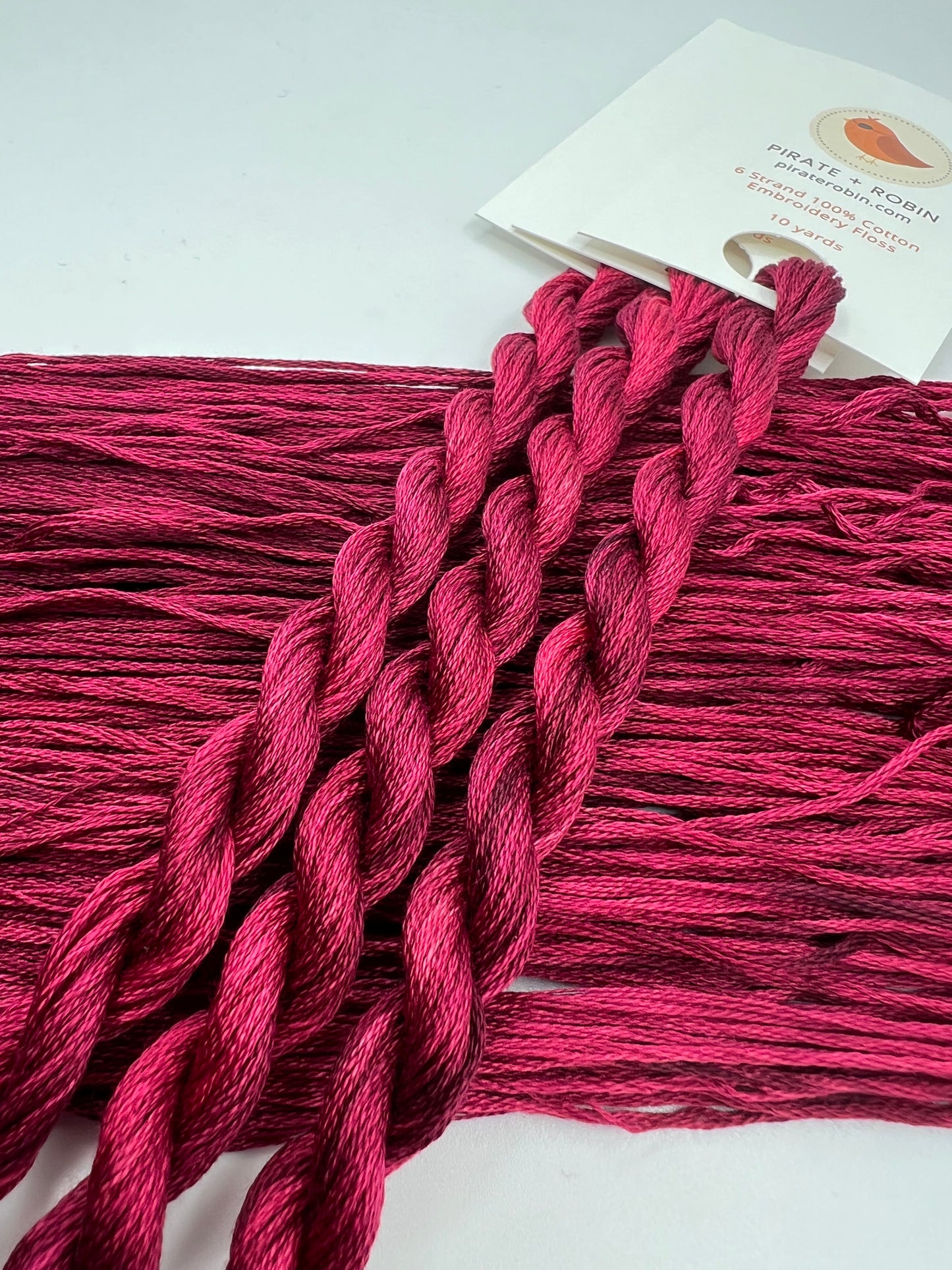 Experiment Dark Red | Hand dyed, 6 Strand Embroidery Floss