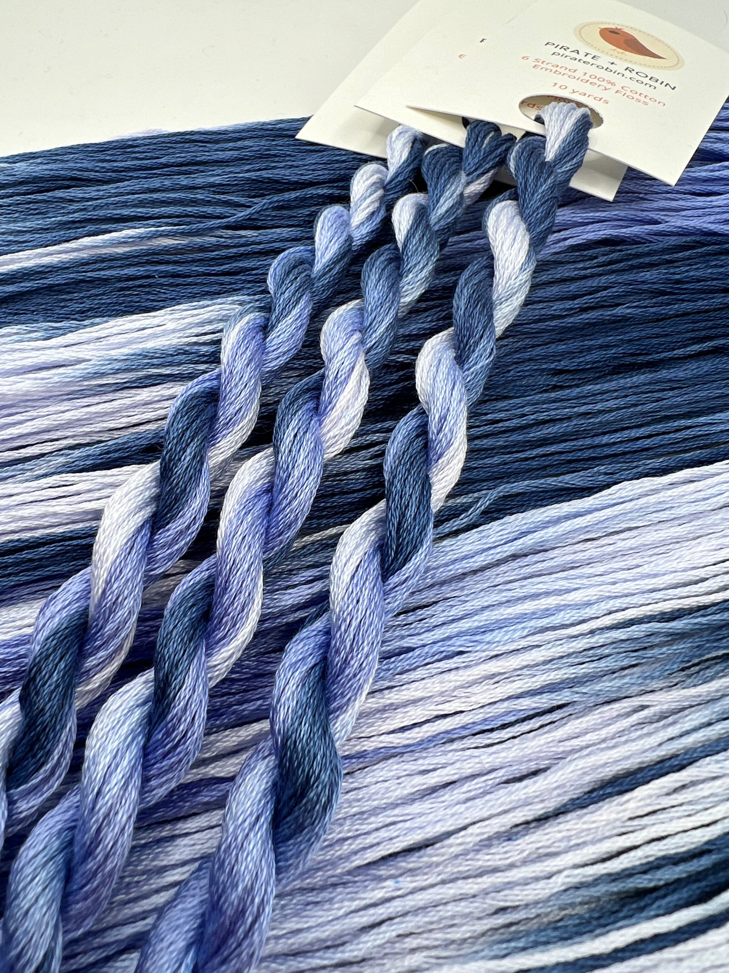 One of a Kind Purple | Hand dyed, 6 Strand Embroidery Floss