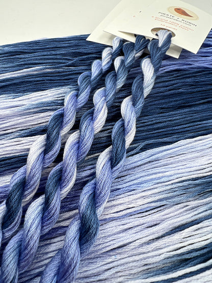 One of a Kind Purple | Hand dyed, 6 Strand Embroidery Floss