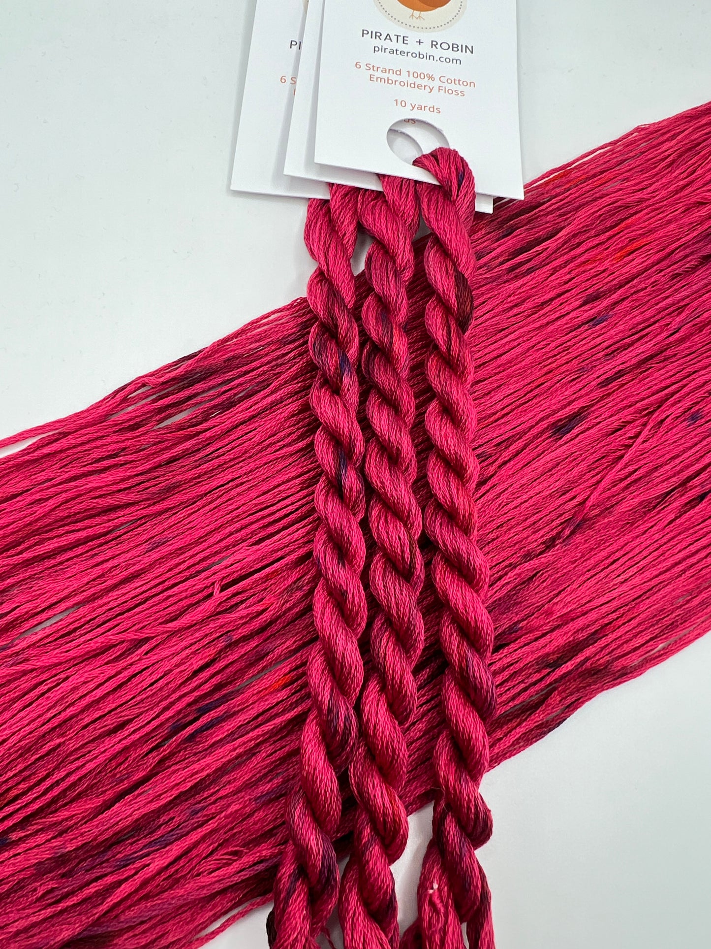 Experiment Red | Hand dyed, 6 Strand Embroidery Floss