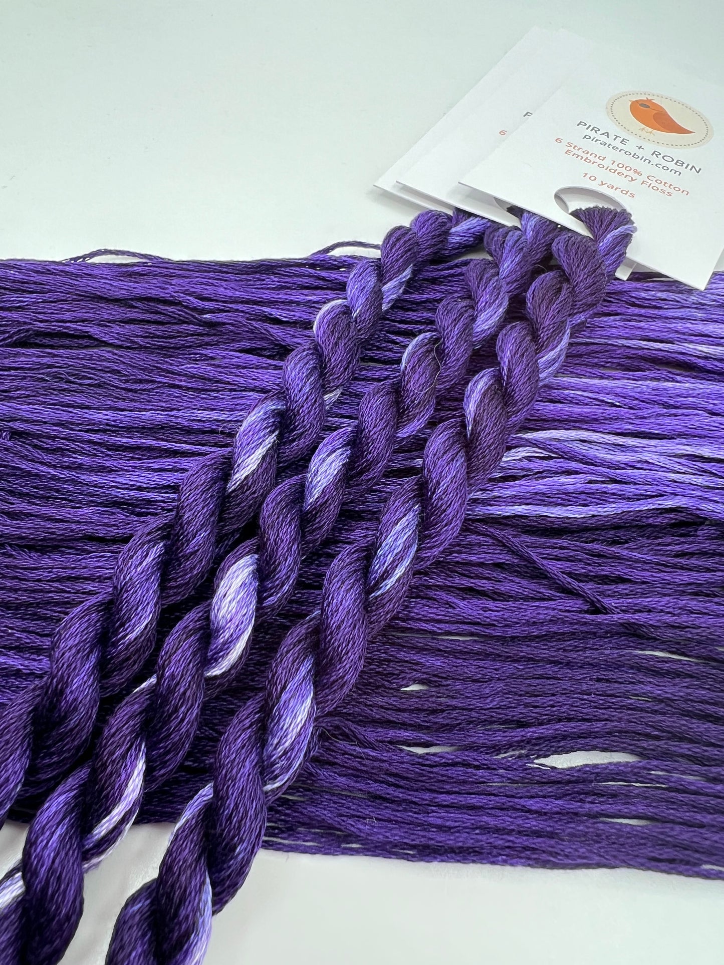 Experiment Purple | Hand dyed, 6 Strand Embroidery Floss