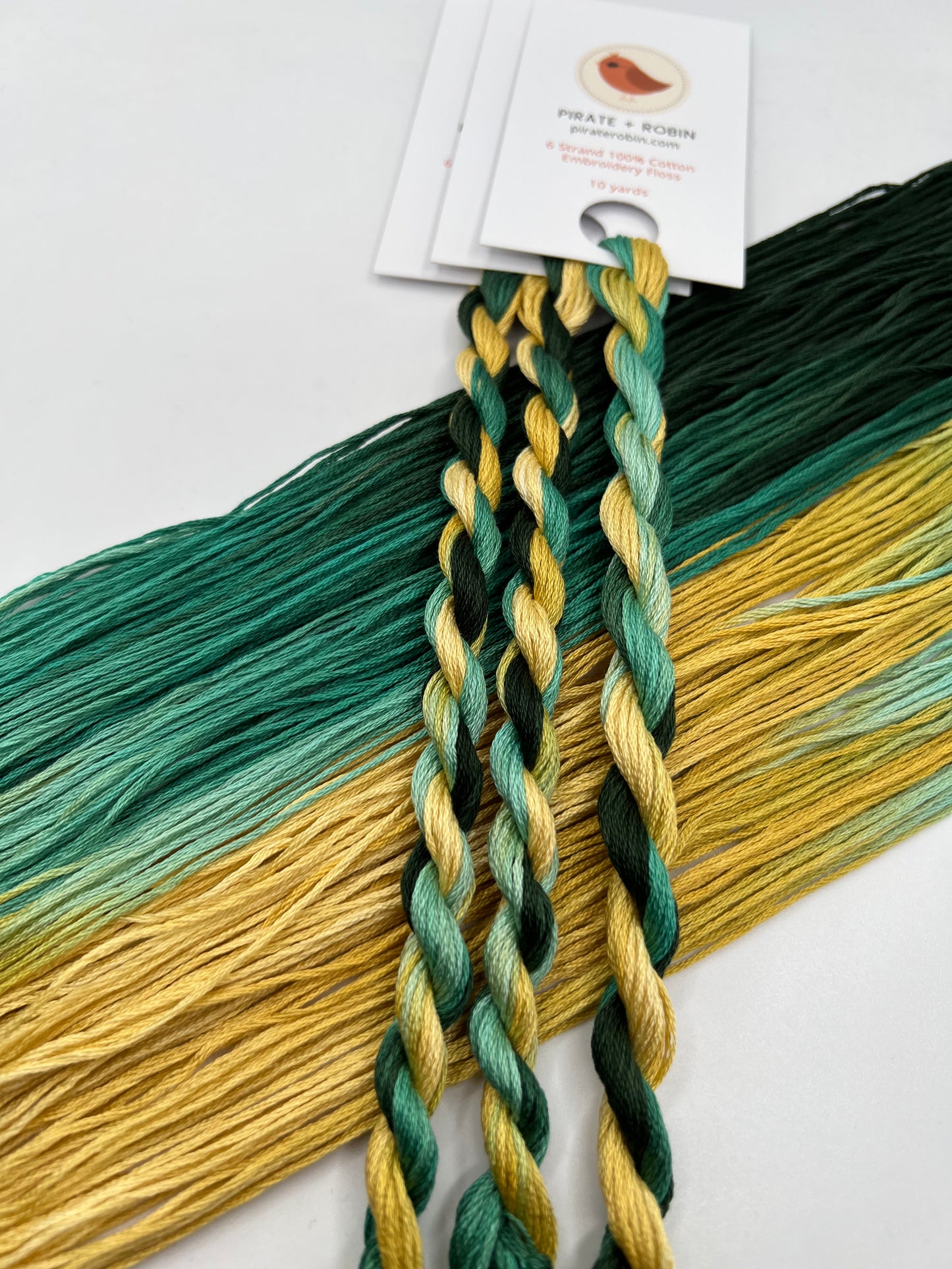 Seaside | Hand dyed, 6 Strand Embroidery Floss