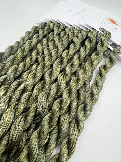 Thyme | Hand dyed, 6 Strand Embroidery Floss