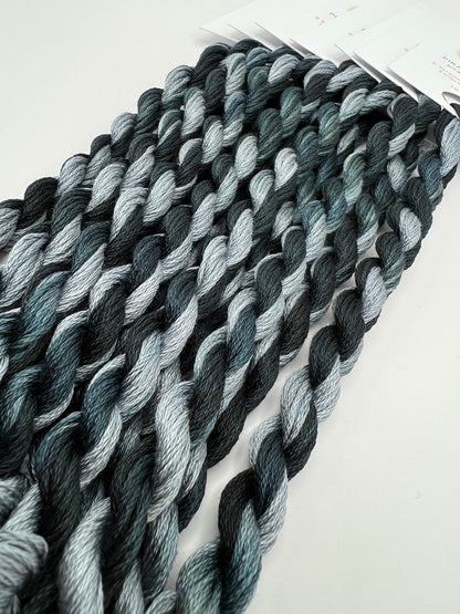 Light Fog | Hand dyed, 6 Strand Embroidery Floss