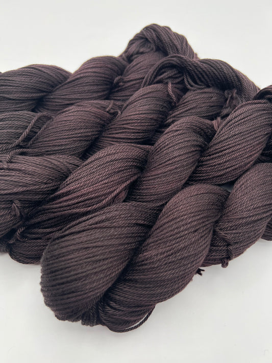 Crow | Hand Dyed Cotton Yarn